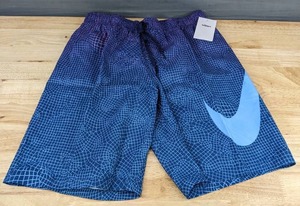 lot 2C image: Brand New Nike Swim Trunks Blue and Purple Mens Medium - $58.00 Retail