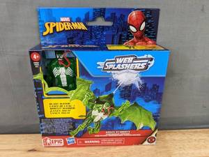 lot 99J image: Brand New Marvel Spider-Man Web Splashers Green Symbiote Toy