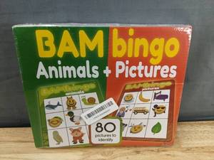 lot 615 image: Brand New BAMbingo Animal and Picture Bingo Game