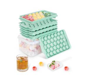 lot 621 image: Brand New Set of 3 New Unopened Ice Cube Trays with Lids