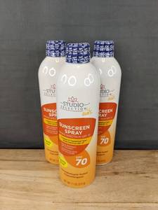 lot 109J image: 3 Brand New Studio Selection Sunscreen Spray SPF 70