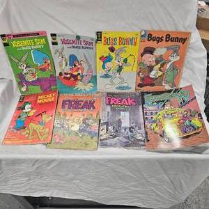 lot 27 image: Comic Books Lot, Bugs, Yosemite Sam, Mickey, Etc