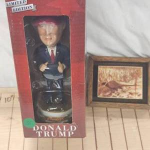 lot 35 image: Trump 2016 Bobblehead