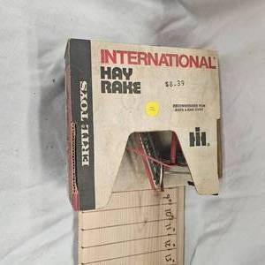 lot 11 image: Ertl, as New, International Hay Rake, Very Early