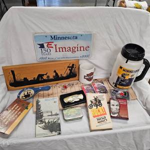 lot 49 image: Vikings Memorobilla and Unique Media Memorabilia including WCCO Posters