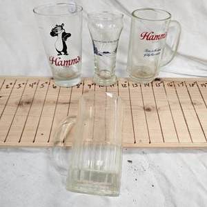 lot 56 image: Hamms Beer Glass Collection, 31 Regular