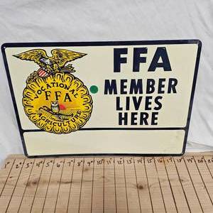 lot 82 image: Original, Like New, FFA Sign 16