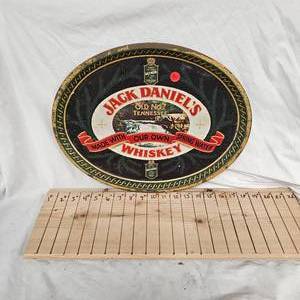lot 85 image: Vintage Jack Daniels Bar Serving Tray