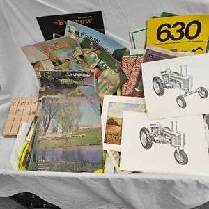 lot 98 image: John Deere and Ag Parts Sales Booklet