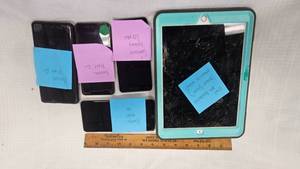 lot 9 image: CellphoneIpad Assorted Lot(Google Pixel 6, Google Pixel 2) I Pad(works, screen cracked)