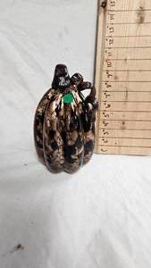 lot 11 image: Bombay Style Blown Glass Pumpkin