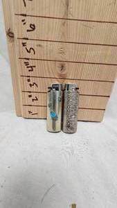 lot 79 image: Sterling silver Lighter Casees with Turquoise