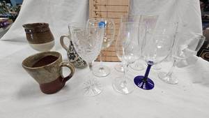 lot 150 image: Assorted Wine Glasses as Shown