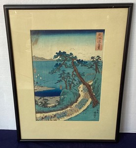 lot 45 image: Antique Japanese Woodblock Print