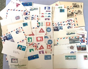 lot 51 image: Group of Vintage Unused Stamped  Envelopes and Postcards