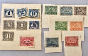 lot 53 image: Group of Vintage U.S. Internal Revenue Proprietary Stamps
