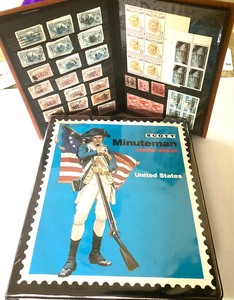 lot 59 image: Scott Minuteman Stamp Album Plus Stockbook