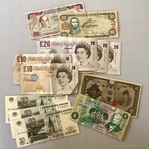 lot 64 image: Group of Foreign Currency