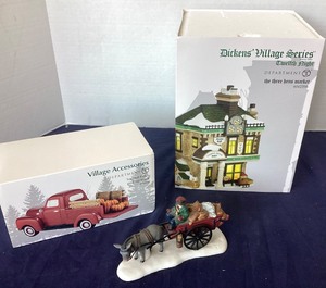 lot 90 image: Dept. 56 Heritage Village Collection Trio