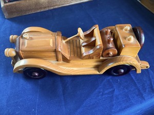 lot 133 image: Wooden Roadster Model