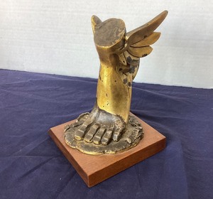 lot 79 image: Antique Art Deco Gilded Bronze Sculpture