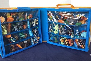 lot 153 image: Skylander Giants Storage Case w (Approx.) 50 Figures