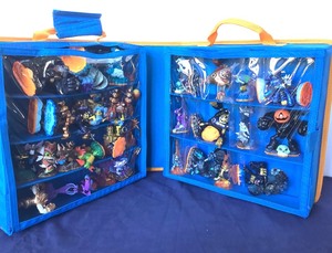 lot 154 image: Skylanders Giants Storage Case w (approx.) 35 Figures