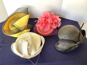 lot 165 image: Group of 4 Vintage Straw Hats