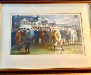 lot 120 image: Golf Print The Drive