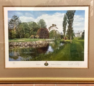 lot 126 image: Signed & Numbered Irish Golf Print