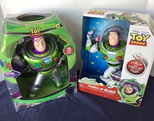 lot 205 image: Pair of Toy Story Buzz Lightyear Light Up Talking Dolls