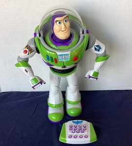 lot 206 image: Toy Story Signature Collection Buzz Lightyear Deluxe Remote Control Action Figure