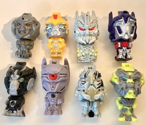 lot 221 image: Group of 8 Transformer Robots