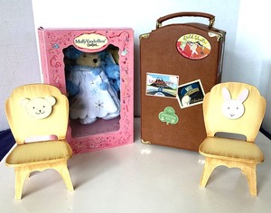 lot 247 image: Muffy VanderBear Plush Toy, Steamer Trunk and Chairs