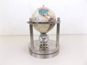 lot 17 image: Vintage 11 Tall Gemstone Globe
