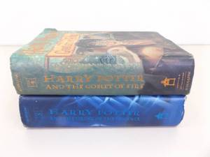 lot 15 image: 2 First Edition Harry Potter Order of the Phoenix and Goblet of Fire