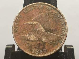 lot 40 image: 1857 Flying Eagle US Penny in G Condition