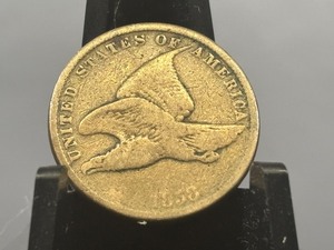 1858 Flying Eagle US Penny in G Condition (Small Letter?)