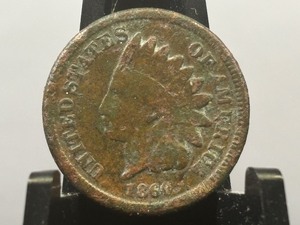 lot 43 image: 1860 Indian Head Penny in G Condition