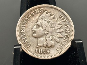 lot 46 image: 1879 Indian Head Penny in F Condition