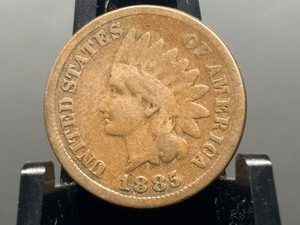lot 47 image: 1885 Indian Head Penny in G Condition