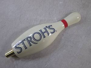 lot 49 image: (FS) Strohs Bowling Pin Beer Tap H...