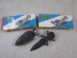 lot 112 image: (EC1) 3 - 5 12 Black Rider Skull ...
