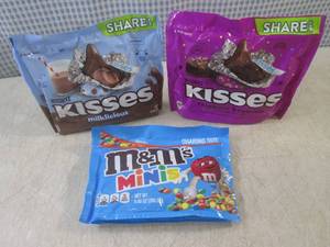 lot 199 image: (B-3) 3 Bags of Candy Past Date...