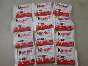 lot 218 image: (B-1) 12 Kinder Chocolate Candy Bar...