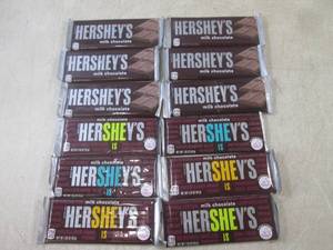 lot 219 image: (B-1) 12 Hersheys Milk Chocolate C...
