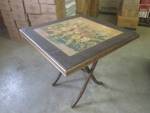 (EW7) Vintage Wood Folding Table wi...