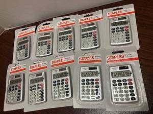 lot 93 image: Staples Pocket Calculators