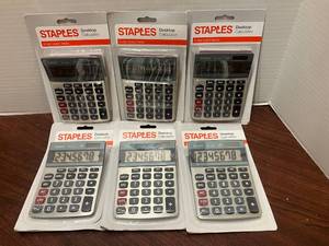 lot 108 image: Staples Desktop Calculators