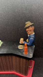 lot 20 image: Vintage Drunkards Bank Toy Coin Savings Bank